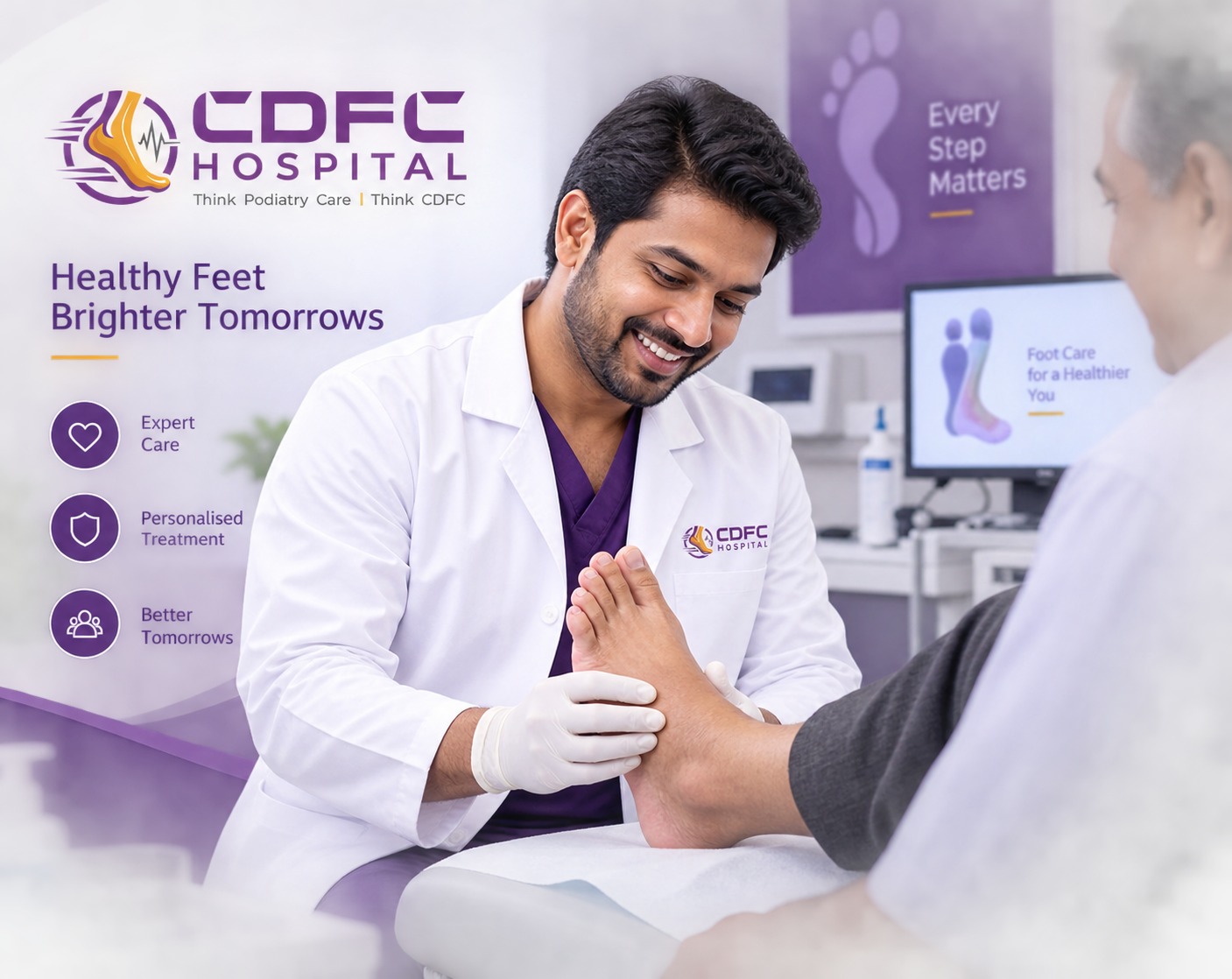 Diabetes care consultation at CDFC Hospital